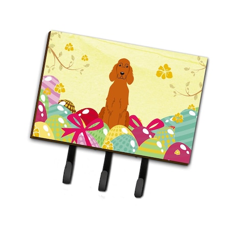 Carolines Treasures Easter Eggs Irish Setter Leash or Key Holder BB6064TH68